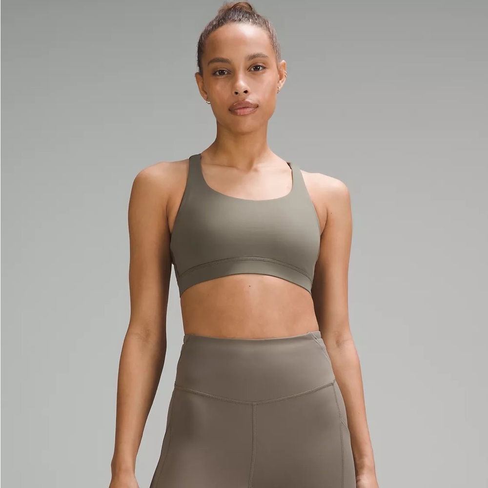 Lululemon Army Green Energy Bra 6